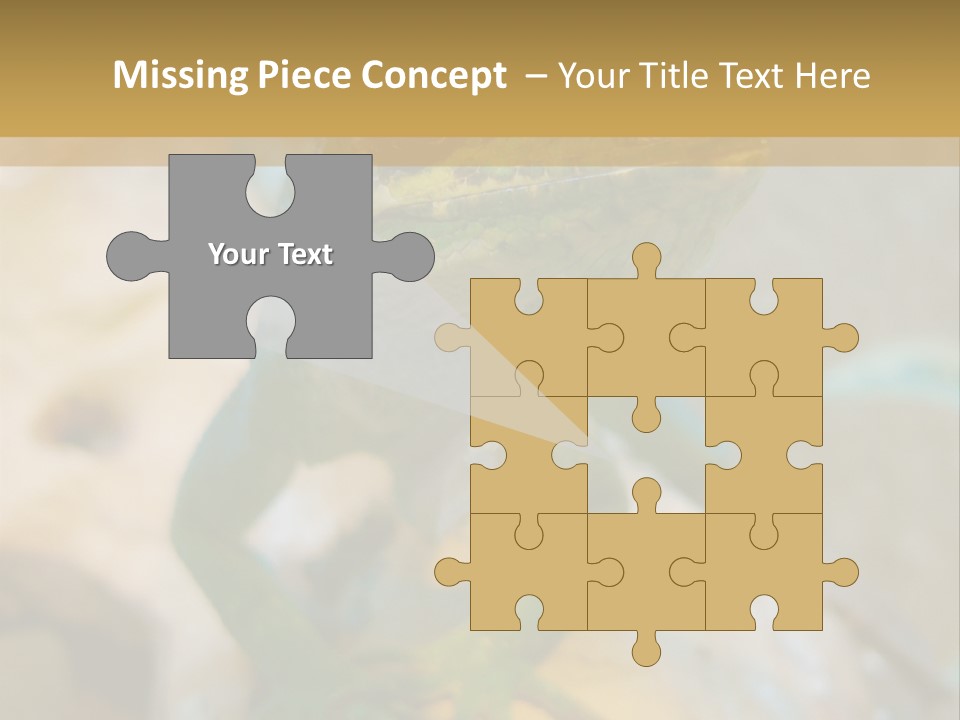 Anolis In Terrarium PowerPoint Template