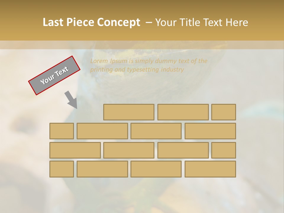 Anolis In Terrarium PowerPoint Template