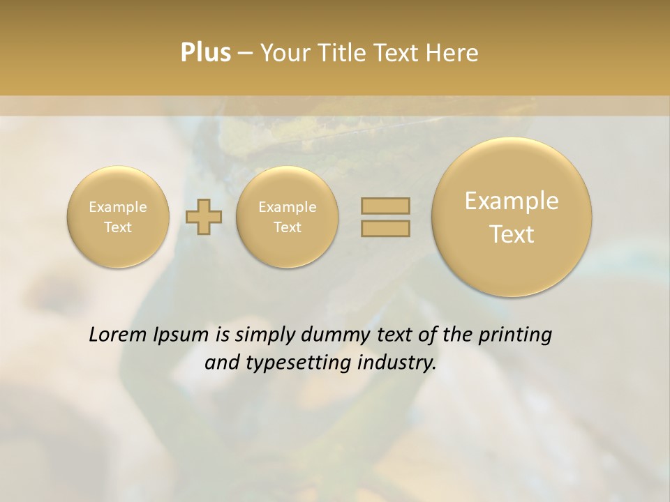 Anolis In Terrarium PowerPoint Template