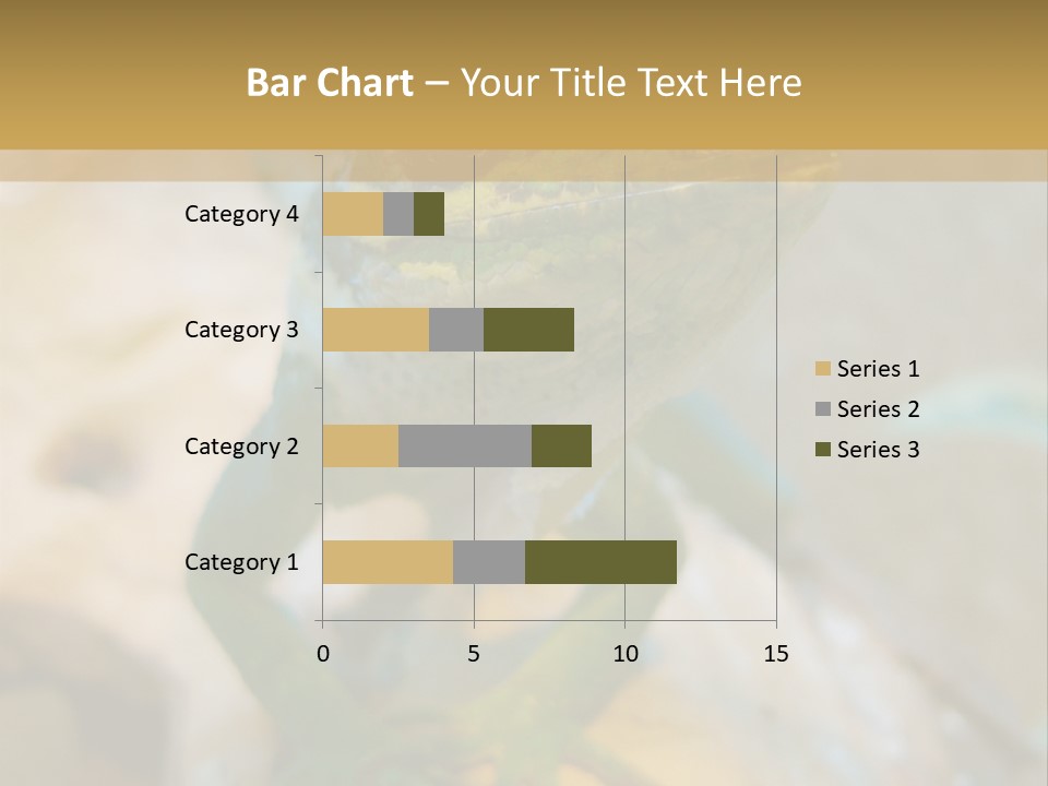 Anolis In Terrarium PowerPoint Template