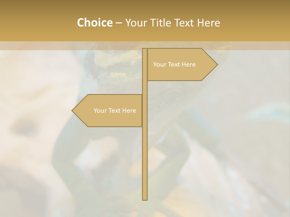Anolis In Terrarium PowerPoint Template