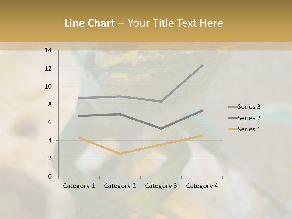 Anolis In Terrarium PowerPoint Template