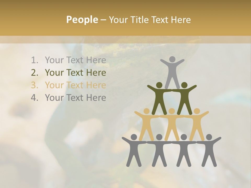 Anolis In Terrarium PowerPoint Template