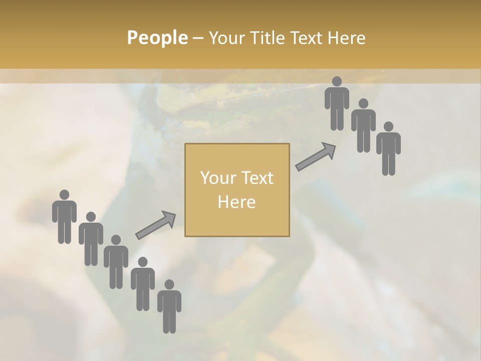 Anolis In Terrarium PowerPoint Template
