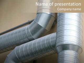 Ventilation Pipes PowerPoint Template