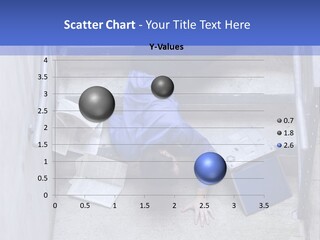 A Man Falling Down A Flight Of Stairs PowerPoint Template
