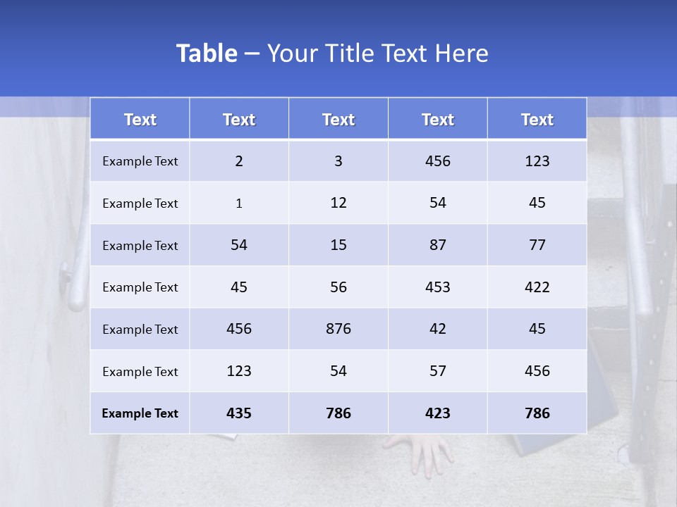 A Man Falling Down A Flight Of Stairs PowerPoint Template