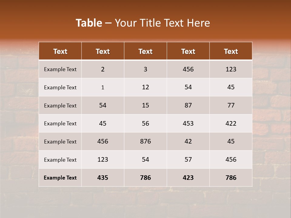 Old Wall PowerPoint Template