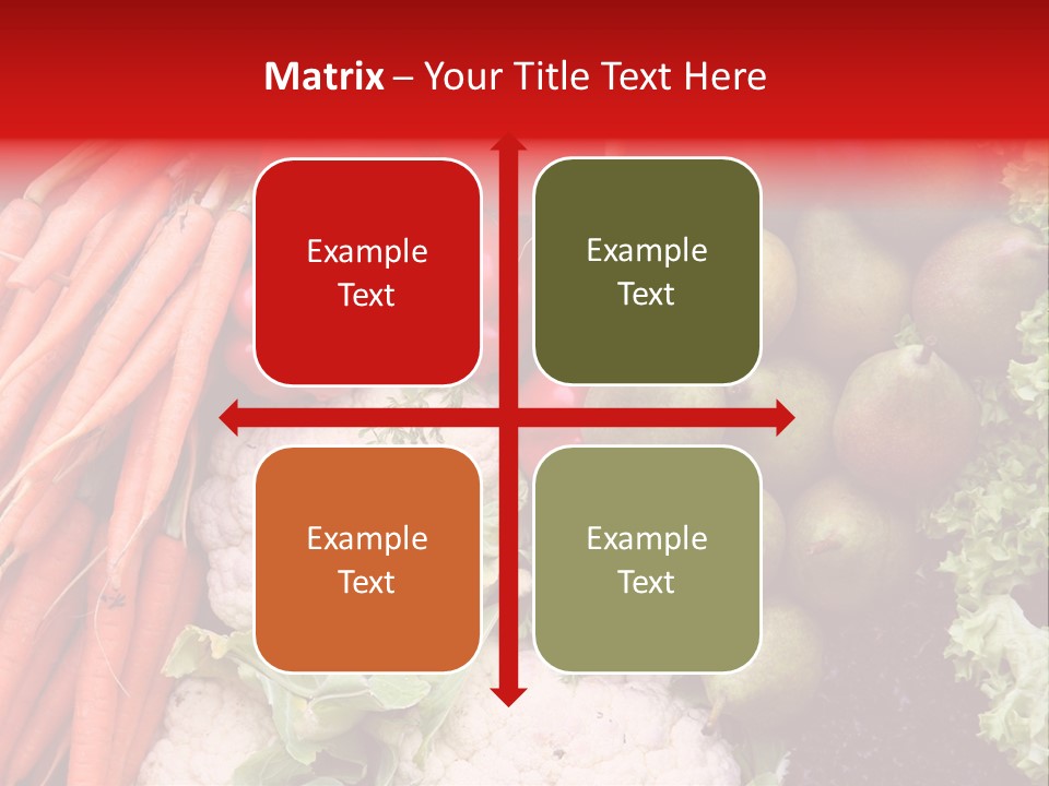 Fruit And Vegetables PowerPoint Template
