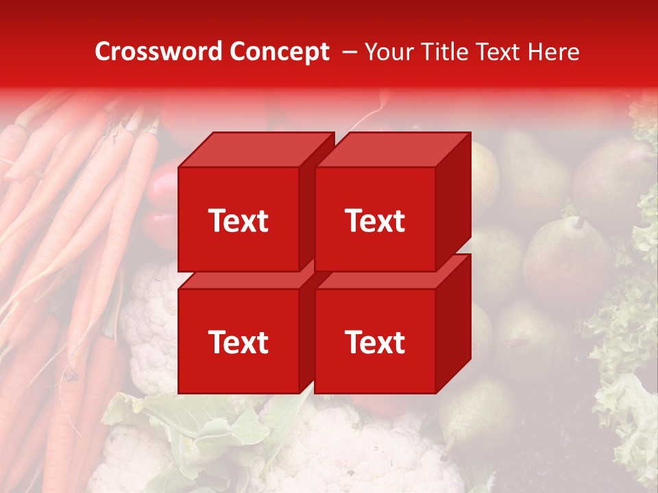 Fruit And Vegetables PowerPoint Template