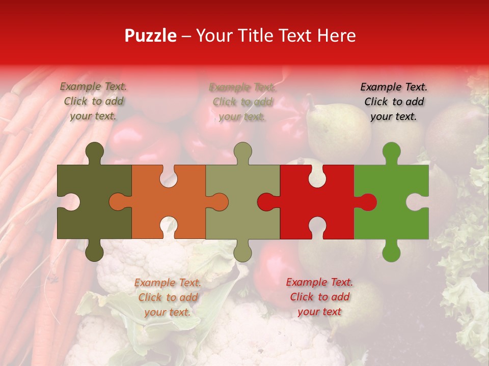 Fruit And Vegetables PowerPoint Template