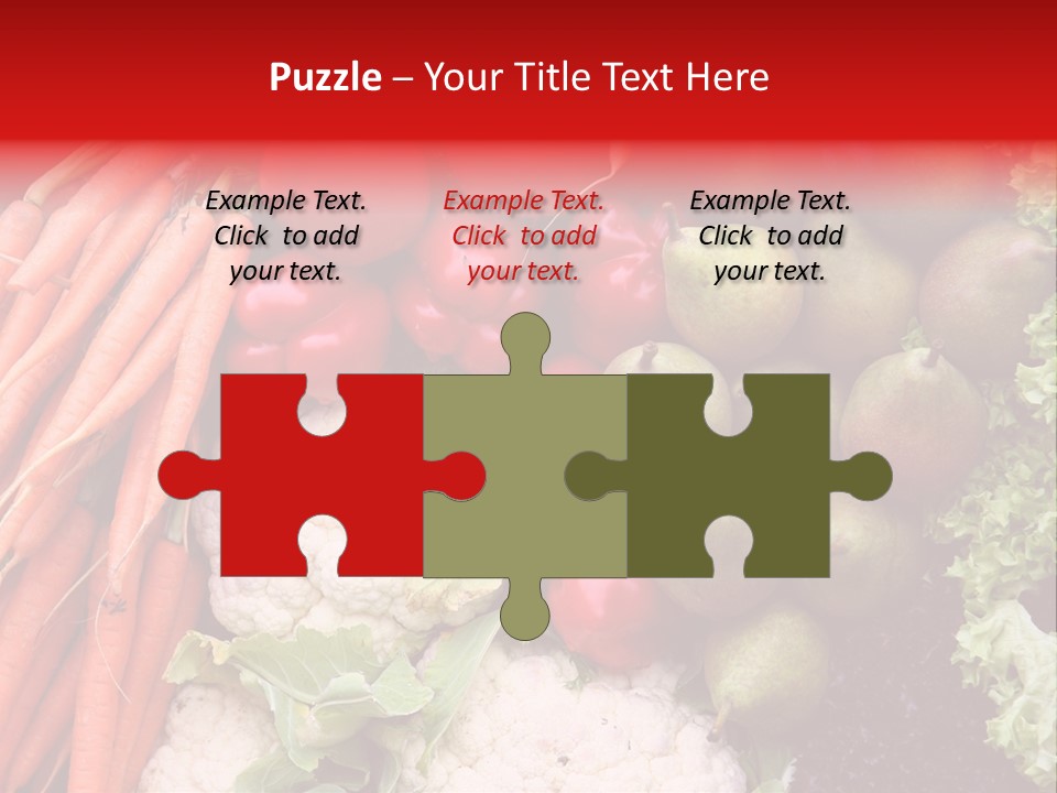 Fruit And Vegetables PowerPoint Template