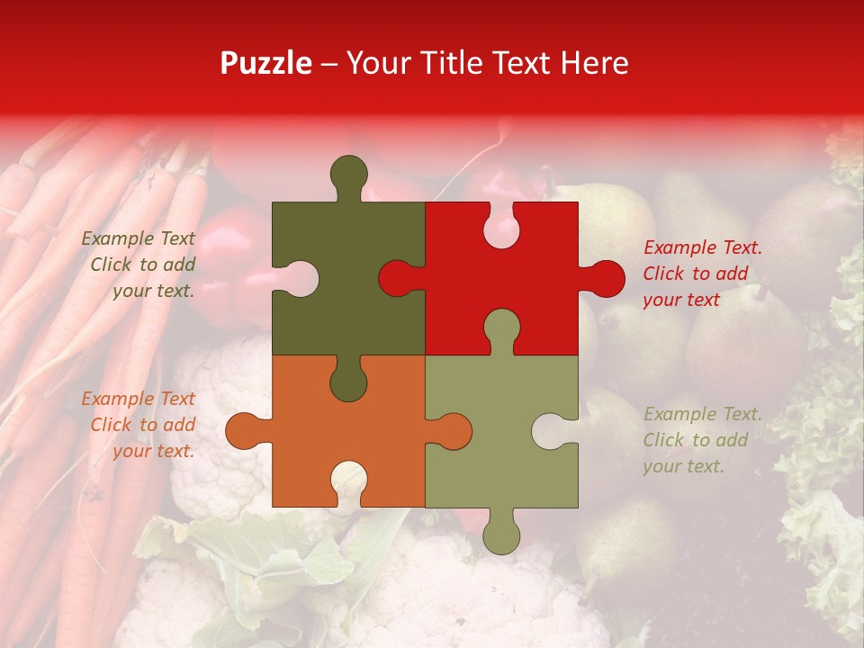 Fruit And Vegetables PowerPoint Template