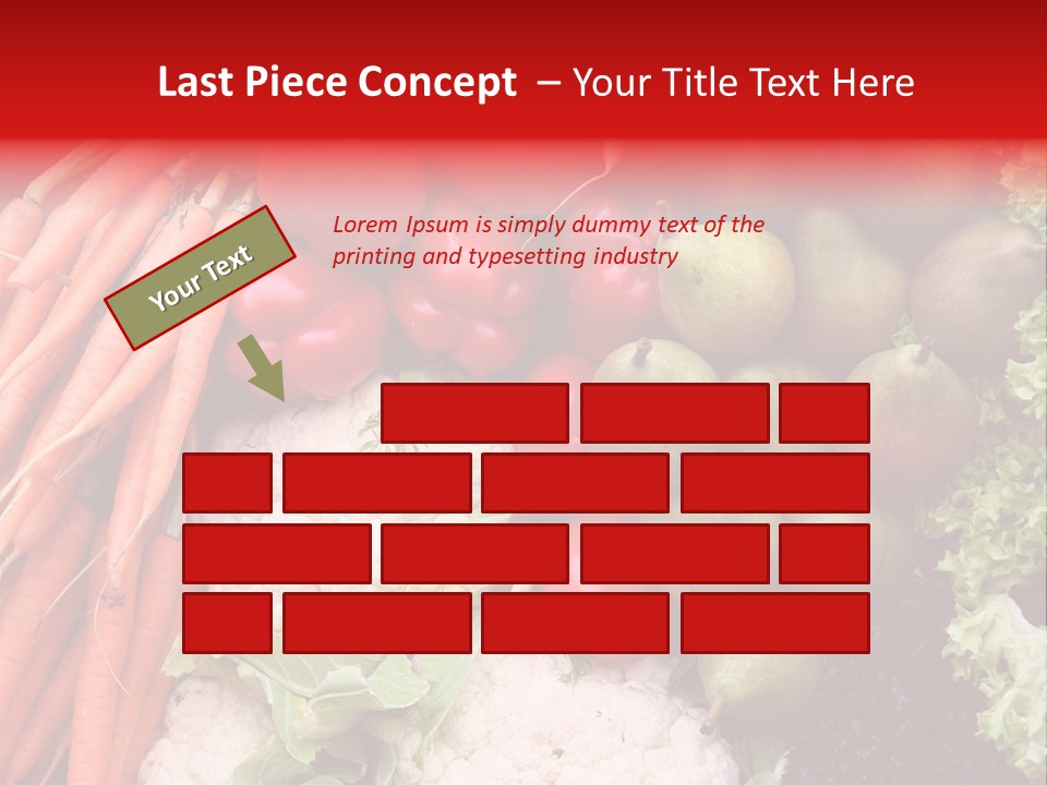 Fruit And Vegetables PowerPoint Template