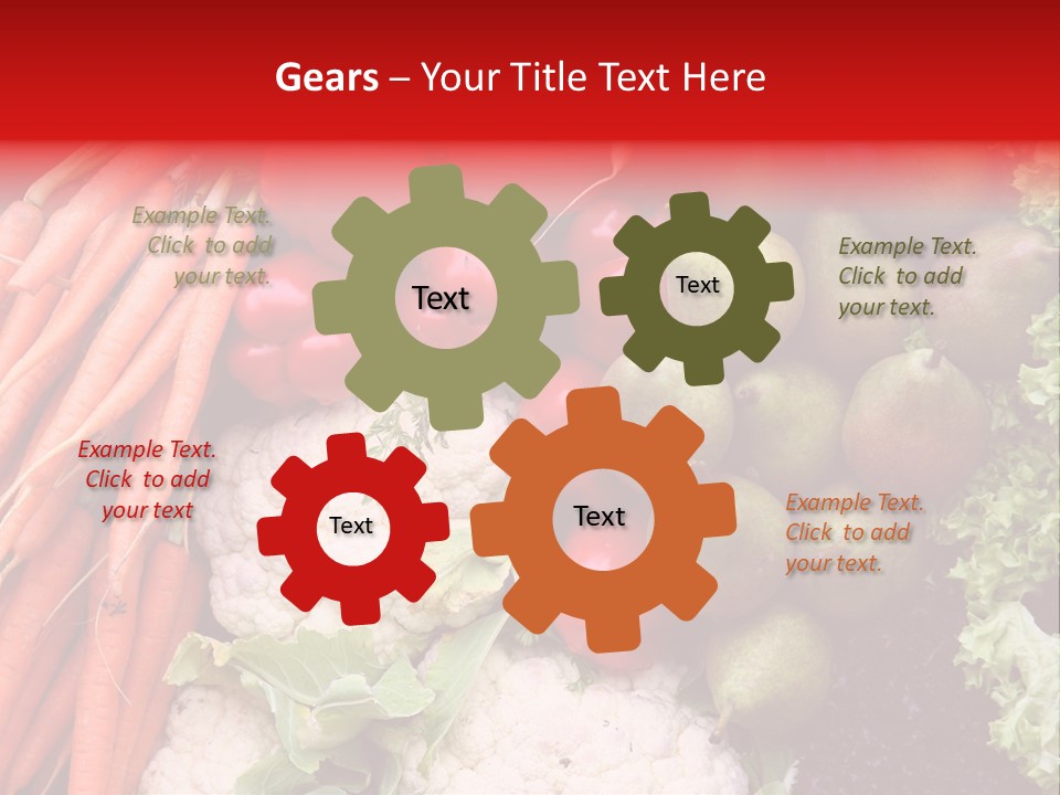 Fruit And Vegetables PowerPoint Template