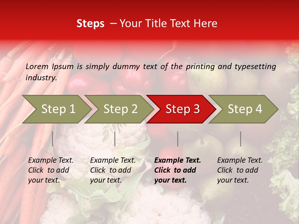 Fruit And Vegetables PowerPoint Template