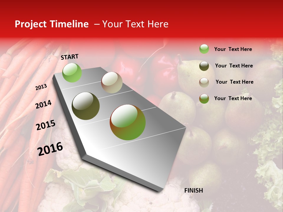 Fruit And Vegetables PowerPoint Template