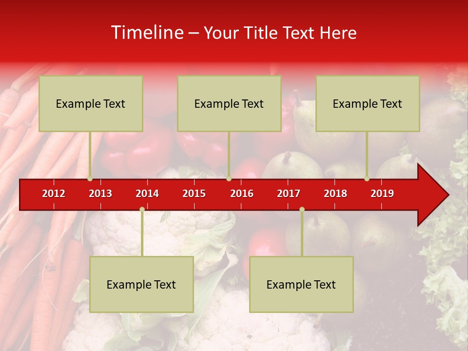 Fruit And Vegetables PowerPoint Template
