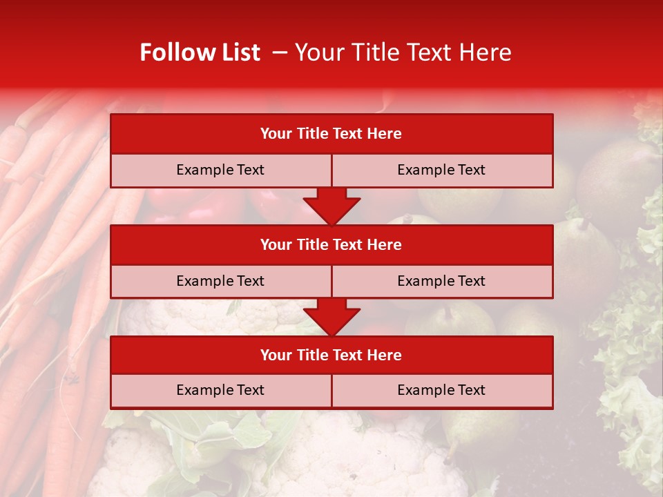 Fruit And Vegetables PowerPoint Template