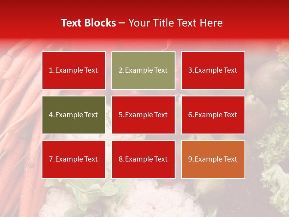 Fruit And Vegetables PowerPoint Template