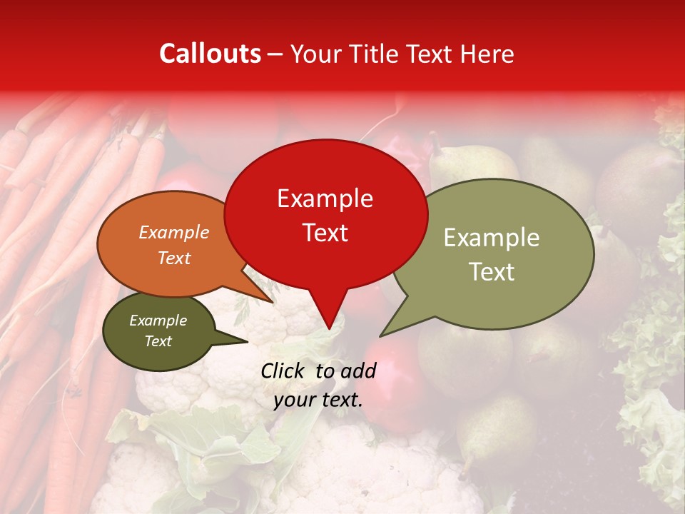 Fruit And Vegetables PowerPoint Template