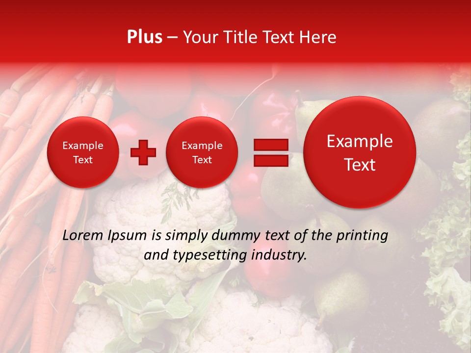 Fruit And Vegetables PowerPoint Template