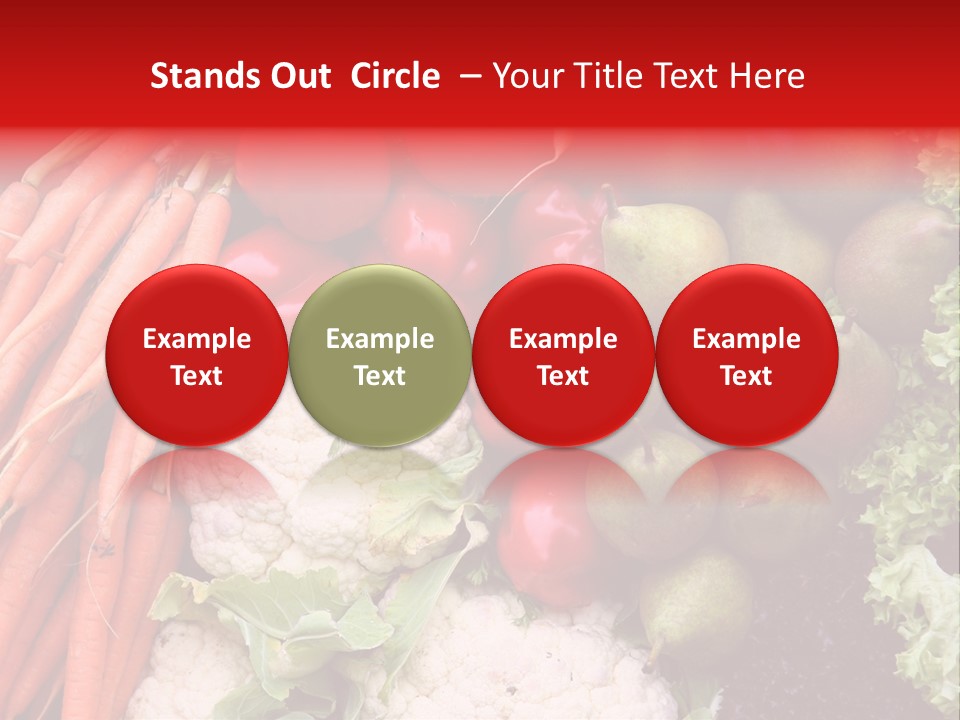 Fruit And Vegetables PowerPoint Template