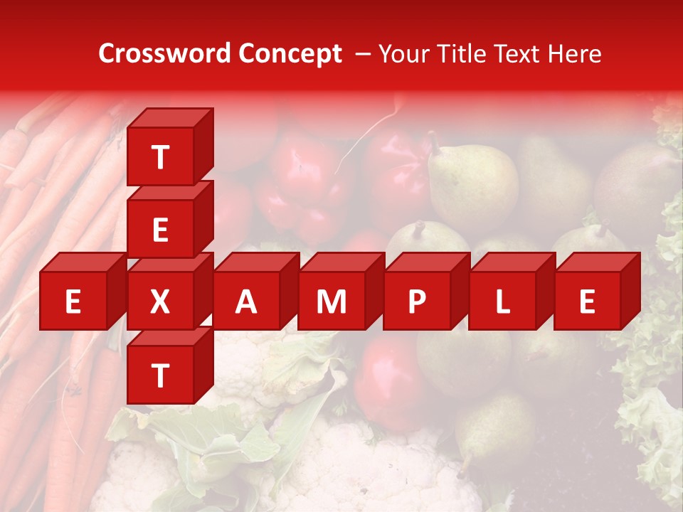 Fruit And Vegetables PowerPoint Template