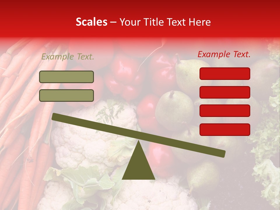 Fruit And Vegetables PowerPoint Template
