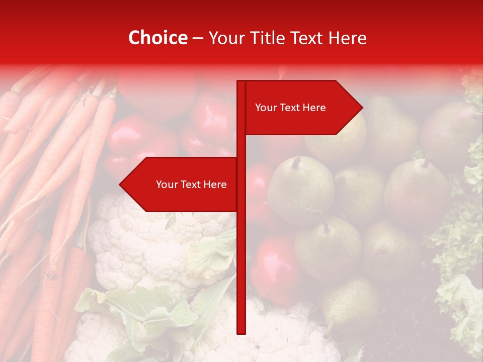 Fruit And Vegetables PowerPoint Template
