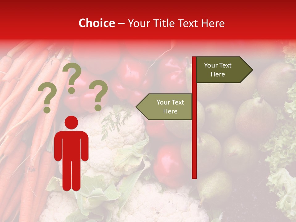 Fruit And Vegetables PowerPoint Template