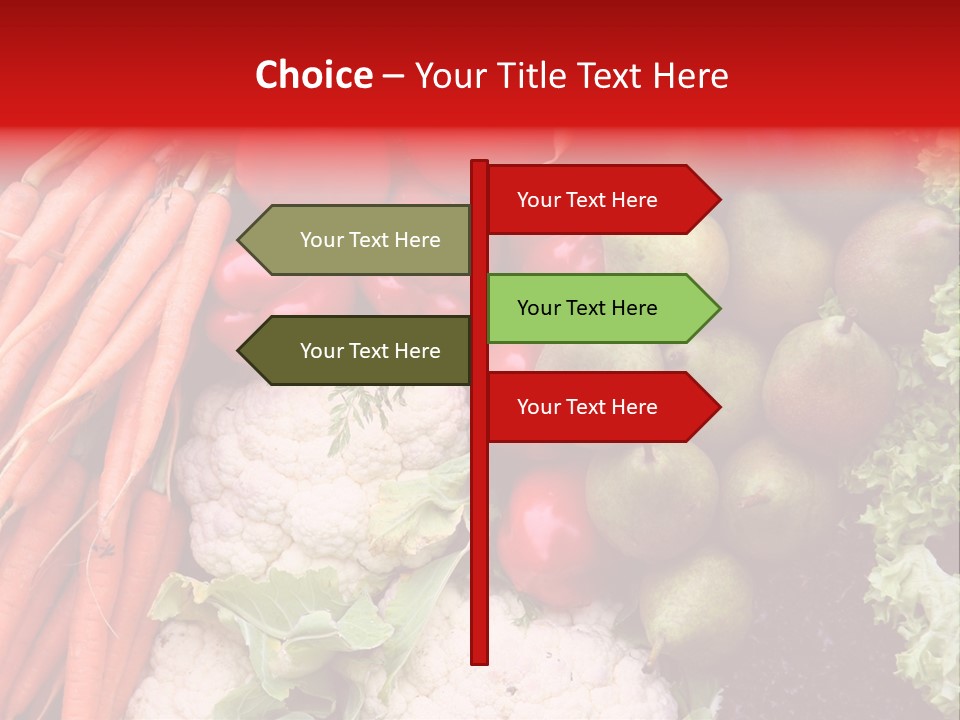 Fruit And Vegetables PowerPoint Template