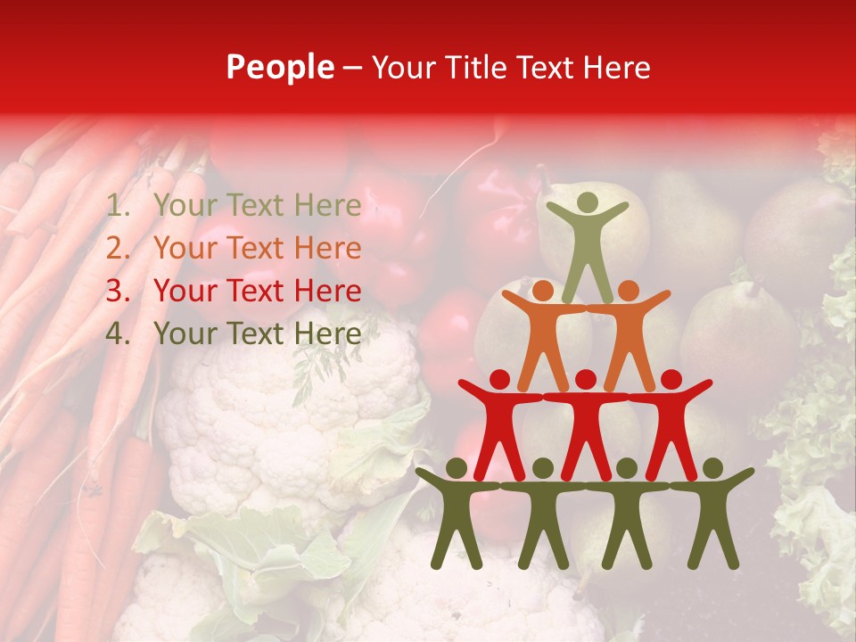 Fruit And Vegetables PowerPoint Template