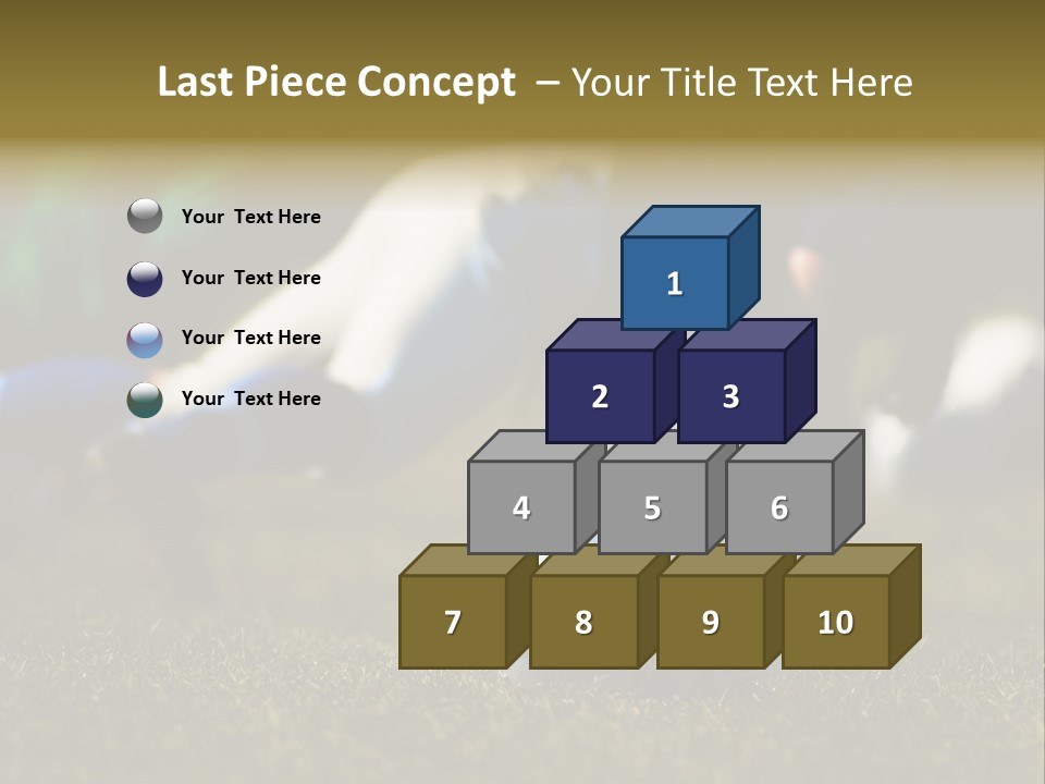 A Football Player Diving For A Ball On The Field PowerPoint Template