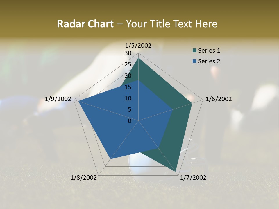 A Football Player Diving For A Ball On The Field PowerPoint Template