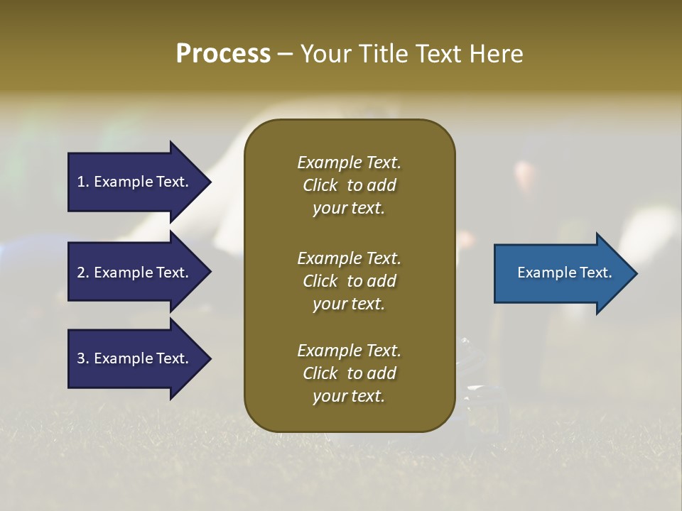A Football Player Diving For A Ball On The Field PowerPoint Template