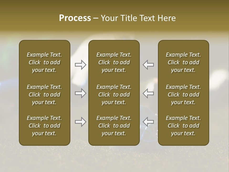 A Football Player Diving For A Ball On The Field PowerPoint Template