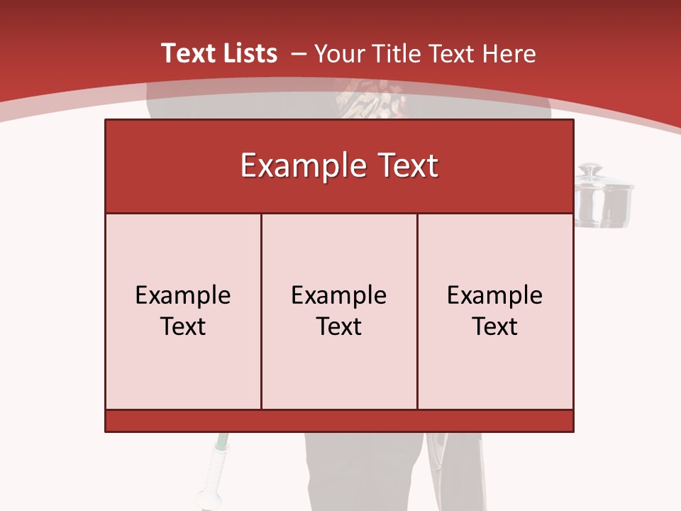 Woman With Six Arms Holding A Mop, Briefcase, Champagne Glasses, Cellphone, Keys And Cooking Pot. PowerPoint Template