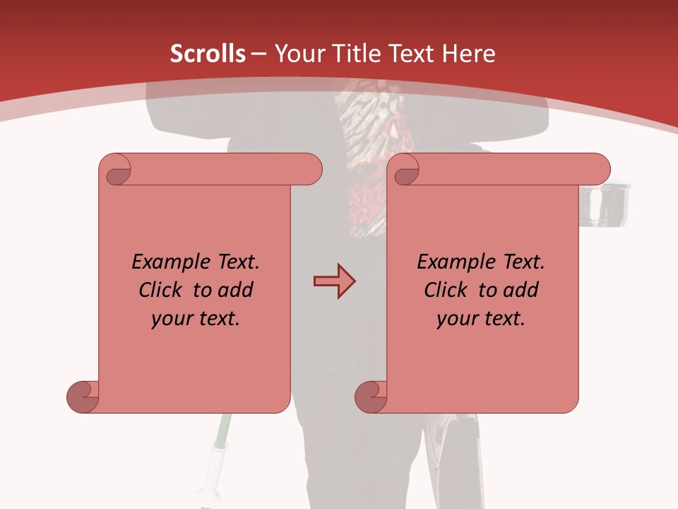 Woman With Six Arms Holding A Mop, Briefcase, Champagne Glasses, Cellphone, Keys And Cooking Pot. PowerPoint Template