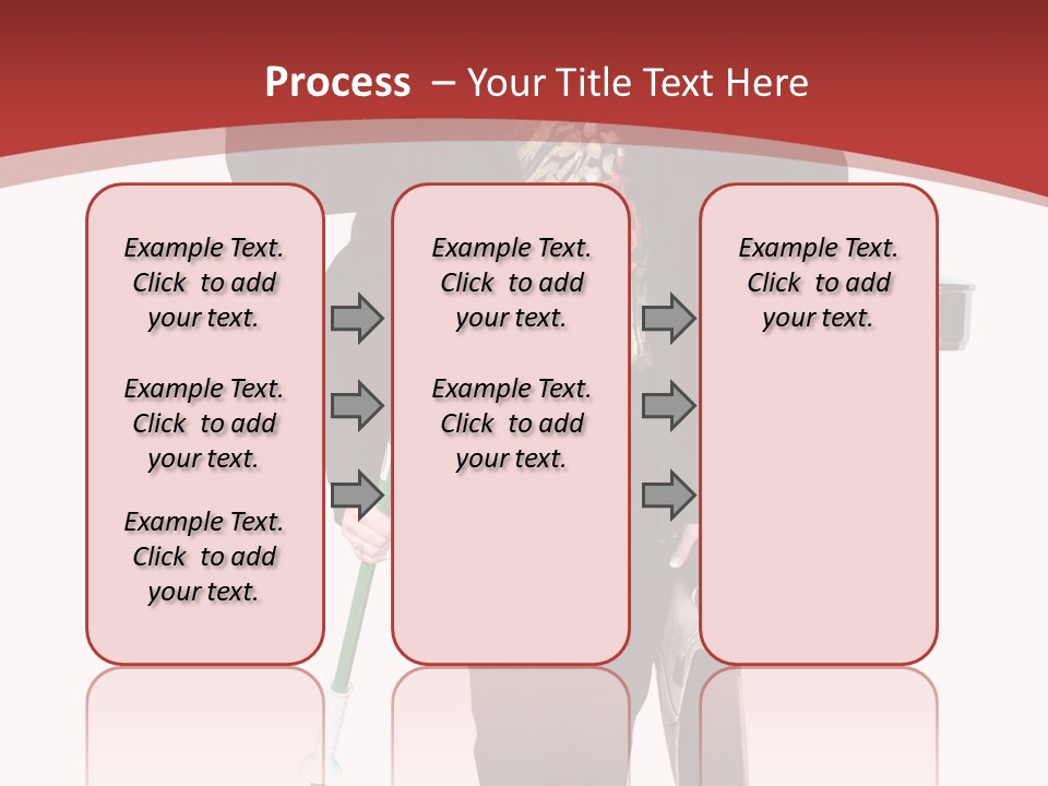 Woman With Six Arms Holding A Mop, Briefcase, Champagne Glasses, Cellphone, Keys And Cooking Pot. PowerPoint Template
