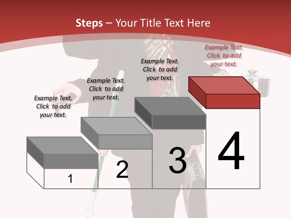 Woman With Six Arms Holding A Mop, Briefcase, Champagne Glasses, Cellphone, Keys And Cooking Pot. PowerPoint Template