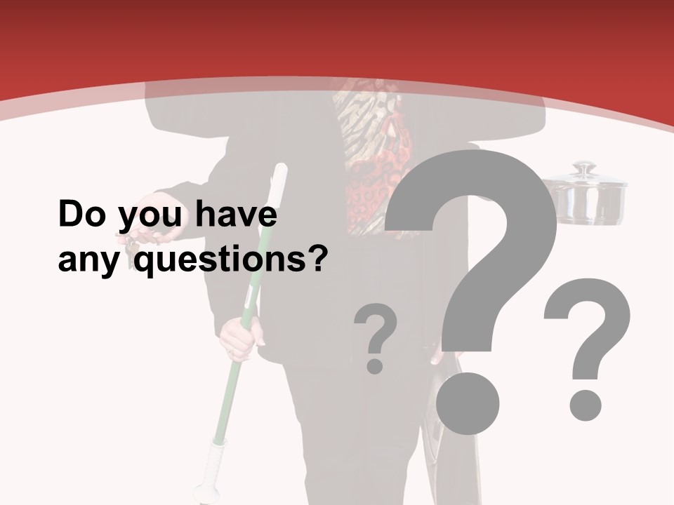 Woman With Six Arms Holding A Mop, Briefcase, Champagne Glasses, Cellphone, Keys And Cooking Pot. PowerPoint Template