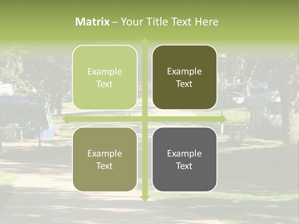 Mountain Camping In Novigrad - Croatia PowerPoint Template