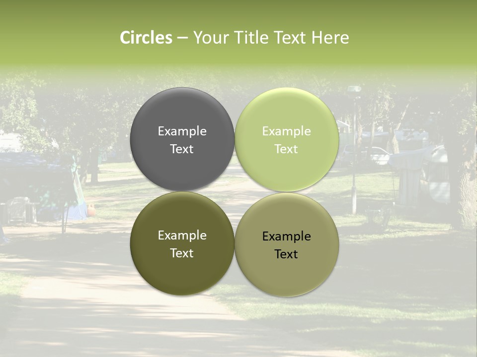 Mountain Camping In Novigrad - Croatia PowerPoint Template