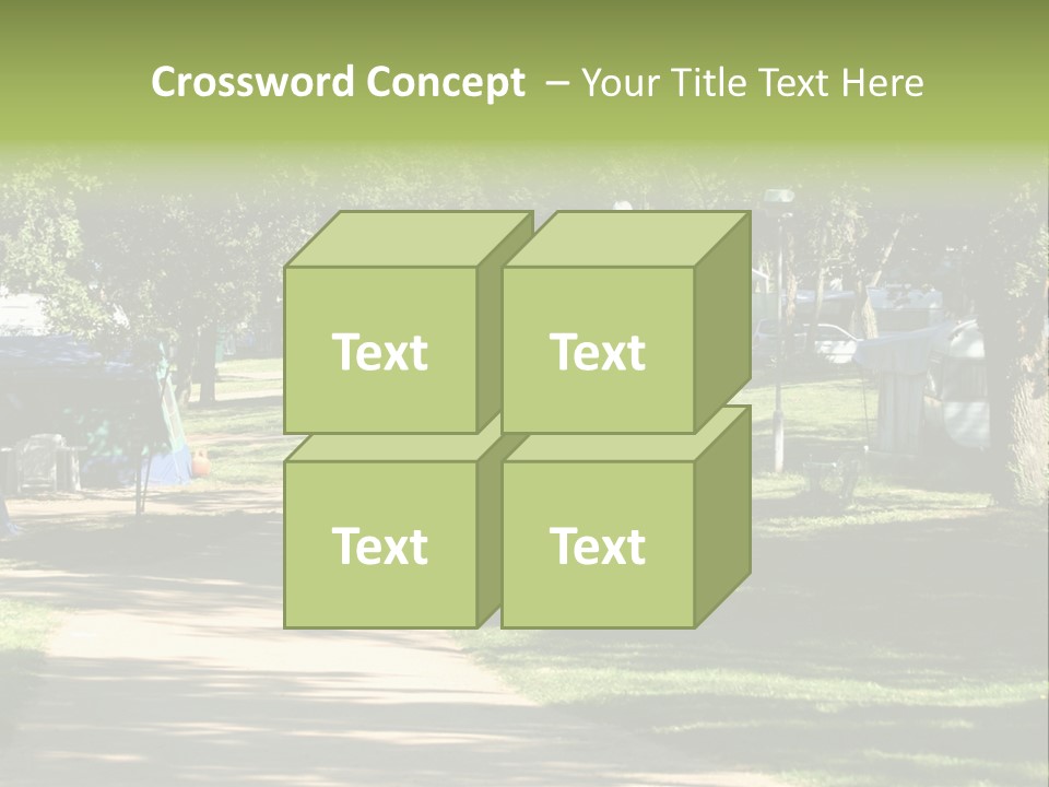 Mountain Camping In Novigrad - Croatia PowerPoint Template