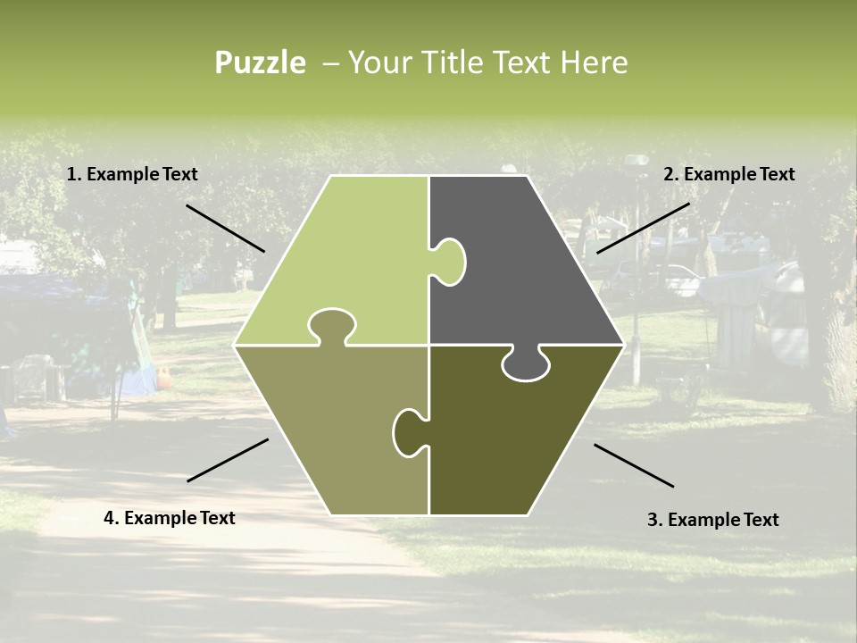 Mountain Camping In Novigrad - Croatia PowerPoint Template