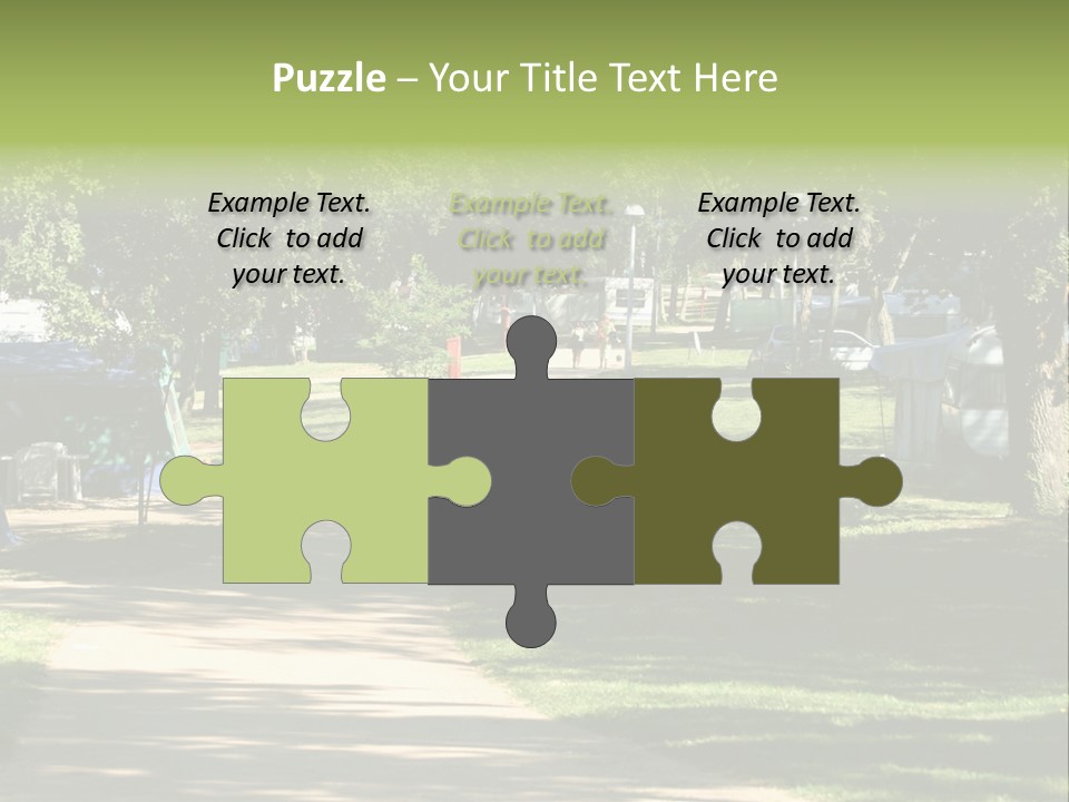 Mountain Camping In Novigrad - Croatia PowerPoint Template