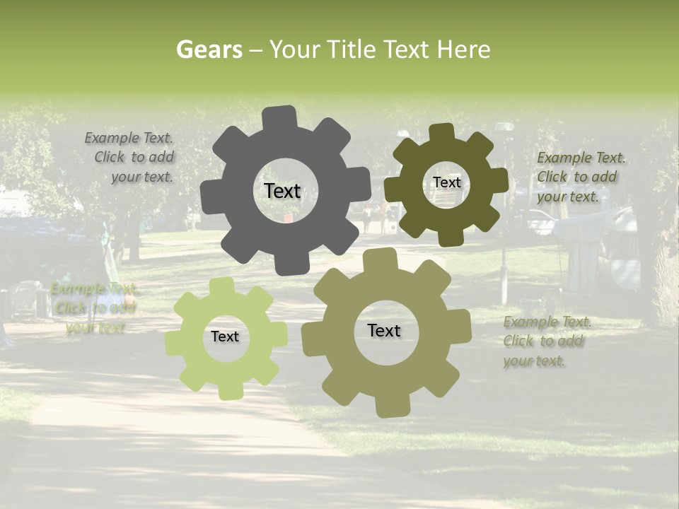 Mountain Camping In Novigrad - Croatia PowerPoint Template