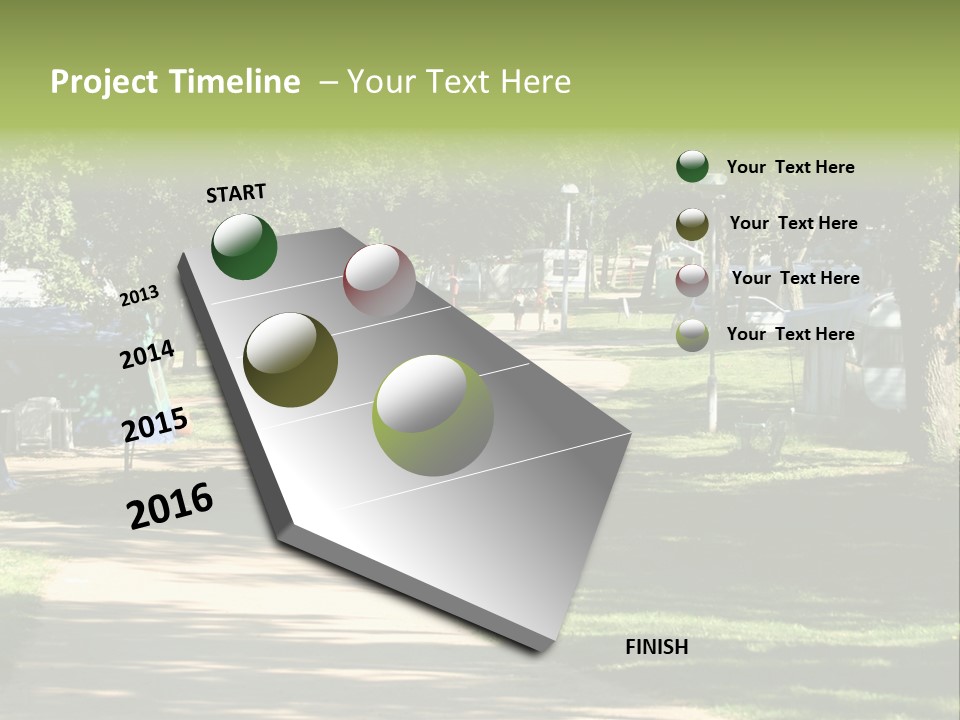 Mountain Camping In Novigrad - Croatia PowerPoint Template