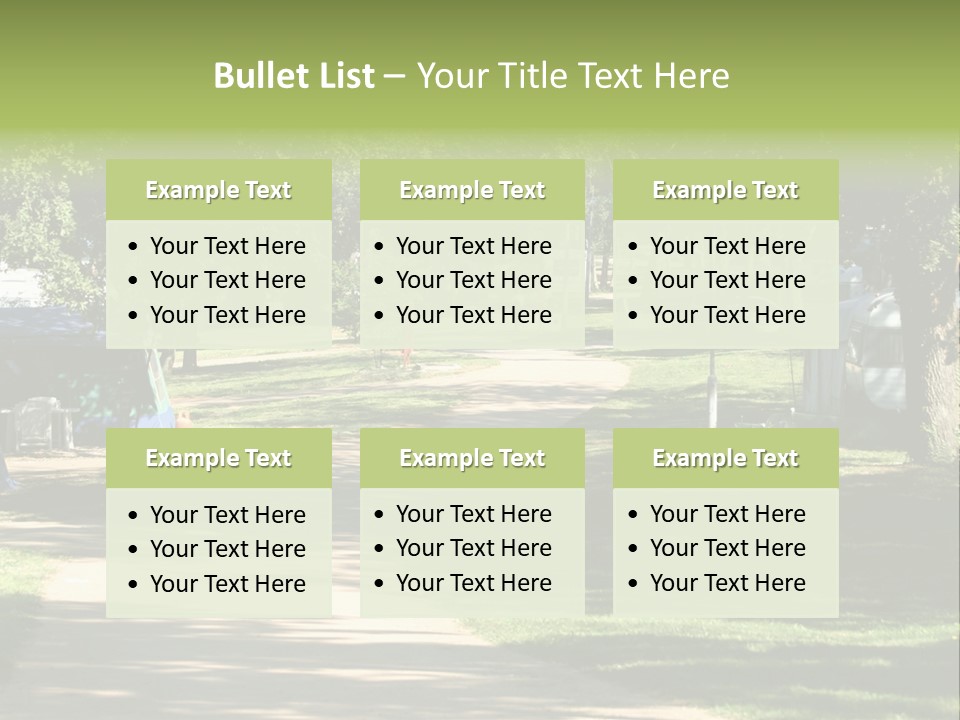 Mountain Camping In Novigrad - Croatia PowerPoint Template